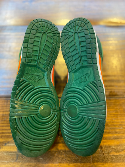 Nike Dunk Low Retro Miami Hurricanes PRE-OWNED