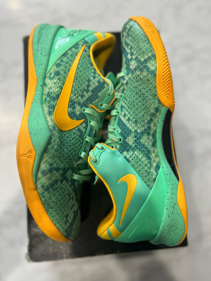 Nike Kobe 8 System Green Glow Laser Orange PRE-OWNED