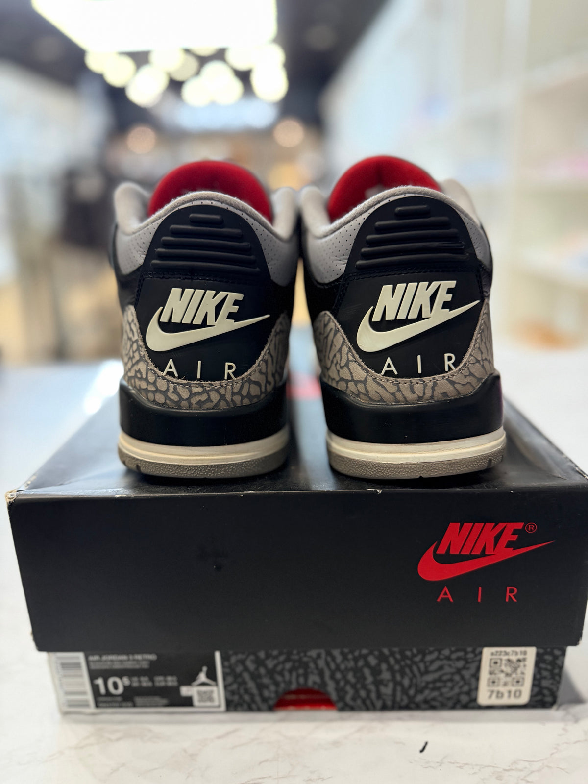 Jordan 3 Retro OG Black Cement (2024) PRE-OWNED