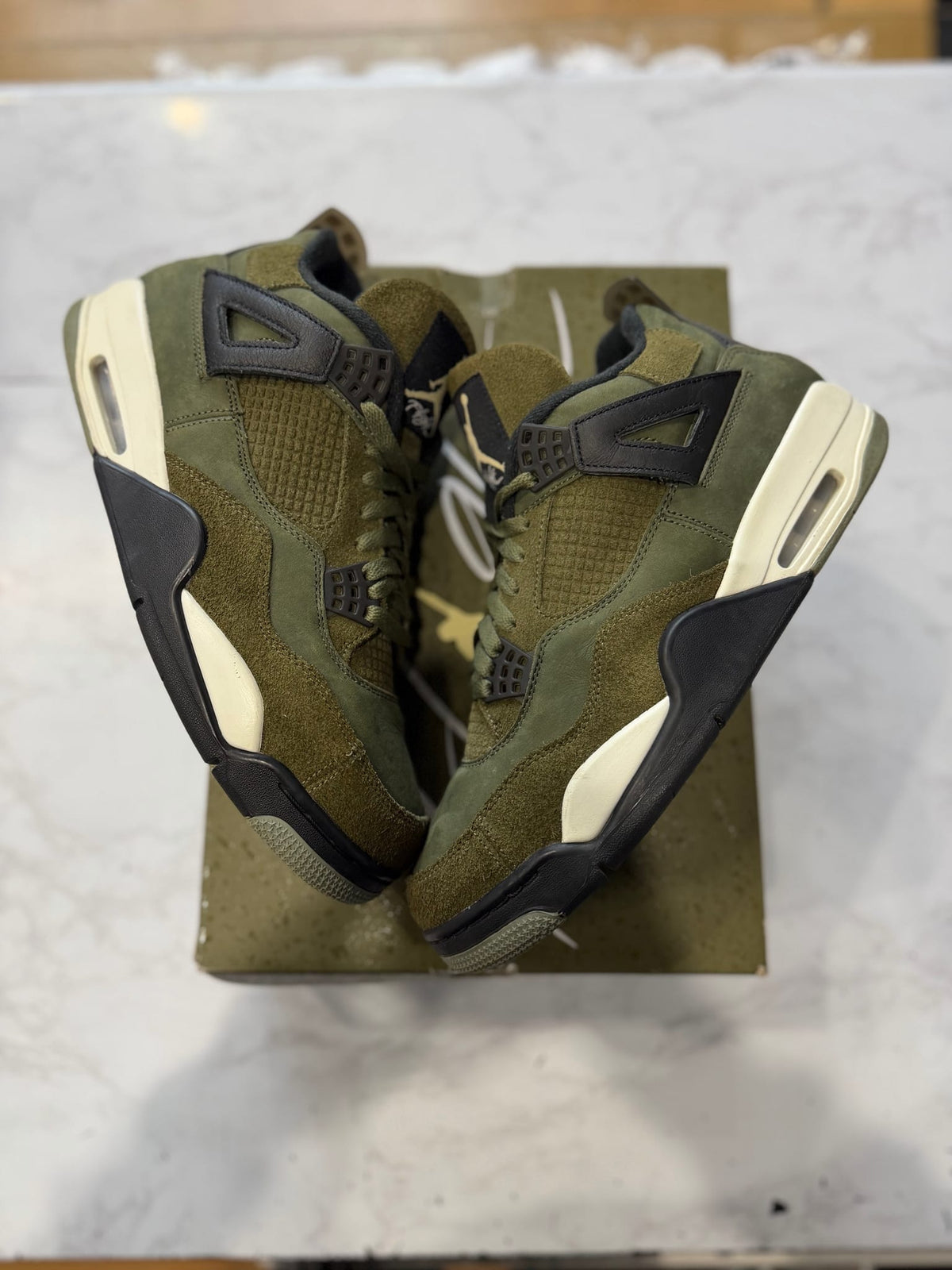 Jordan 4 Retro SE Craft Medium Olive PRE-OWNED
