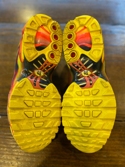 Nike Air Max Plus Fade Chrome Yellow Bright Crimson (GS) PRE-OWNED