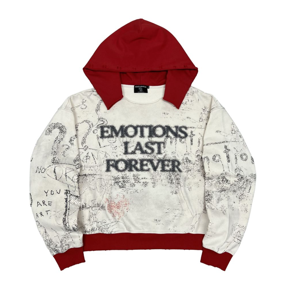 Mixed Emotions “Last Forever” Hoodie Red