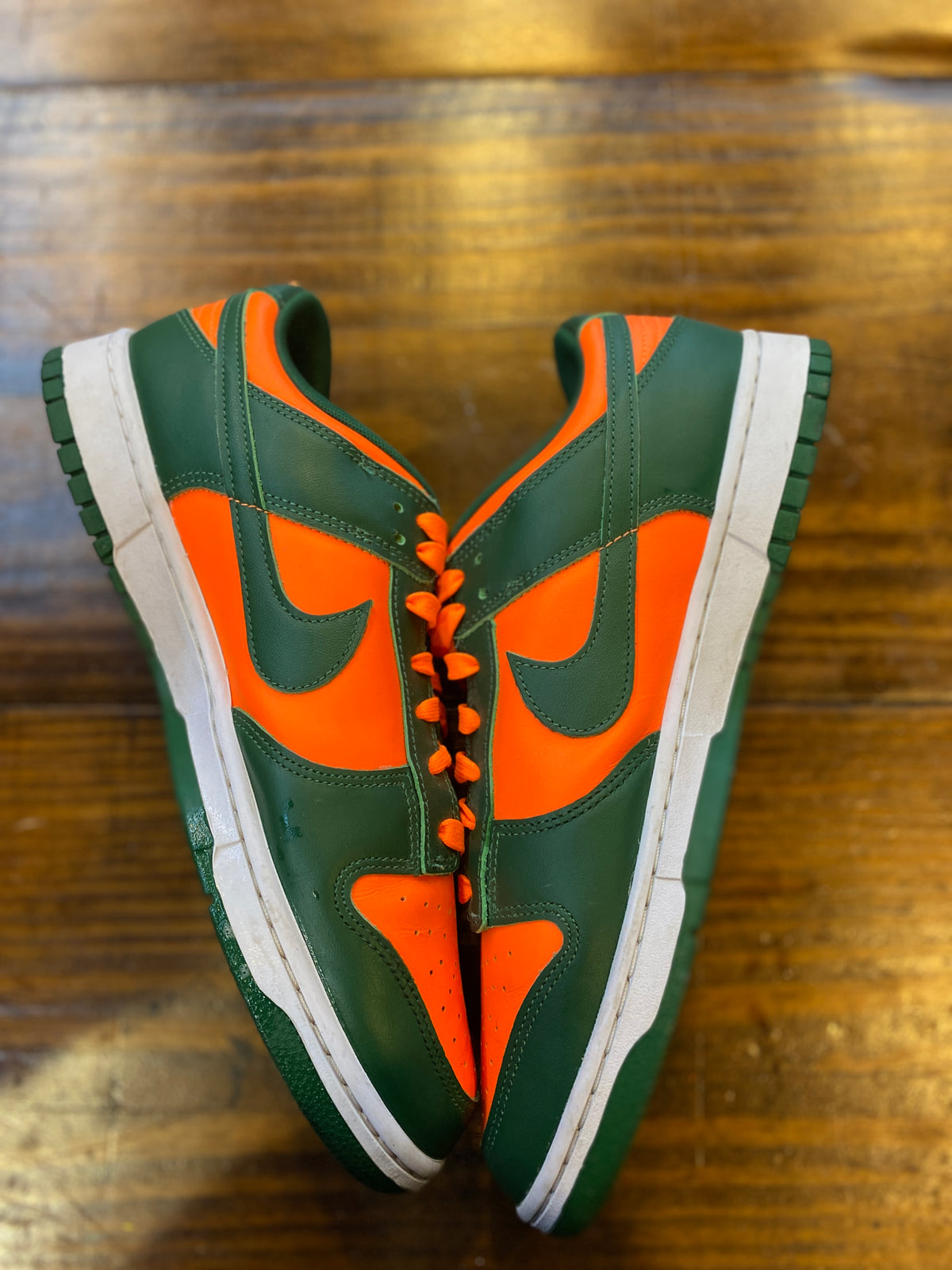Nike Dunk Low Retro Miami Hurricanes PRE-OWNED