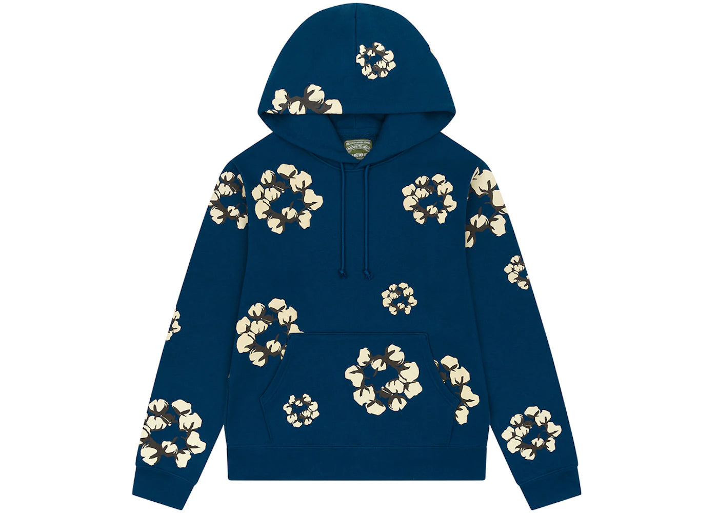 Denim Tears x CPFM Cactus Tears Wreath Hoodie Navy PRE-OWNED
