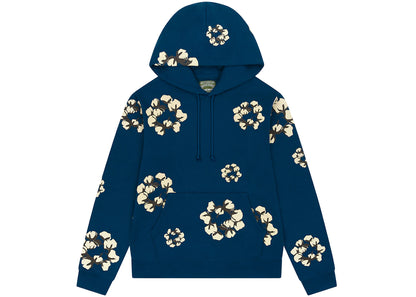 Denim Tears x CPFM Cactus Tears Wreath Hoodie Navy PRE-OWNED