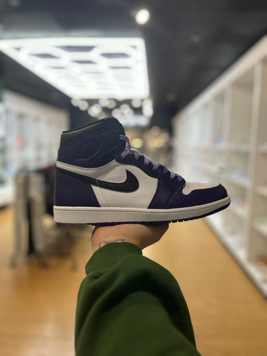 Jordan 1 Retro High Court Purple White PRE-OWNED