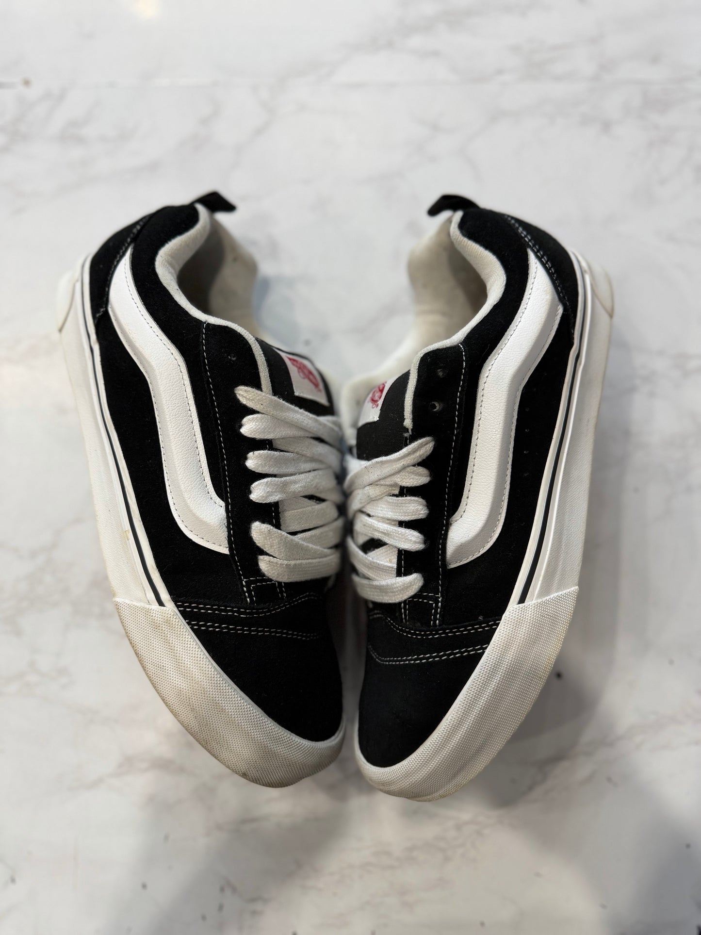 Vans Knu Skool Black White PRE-OWNED