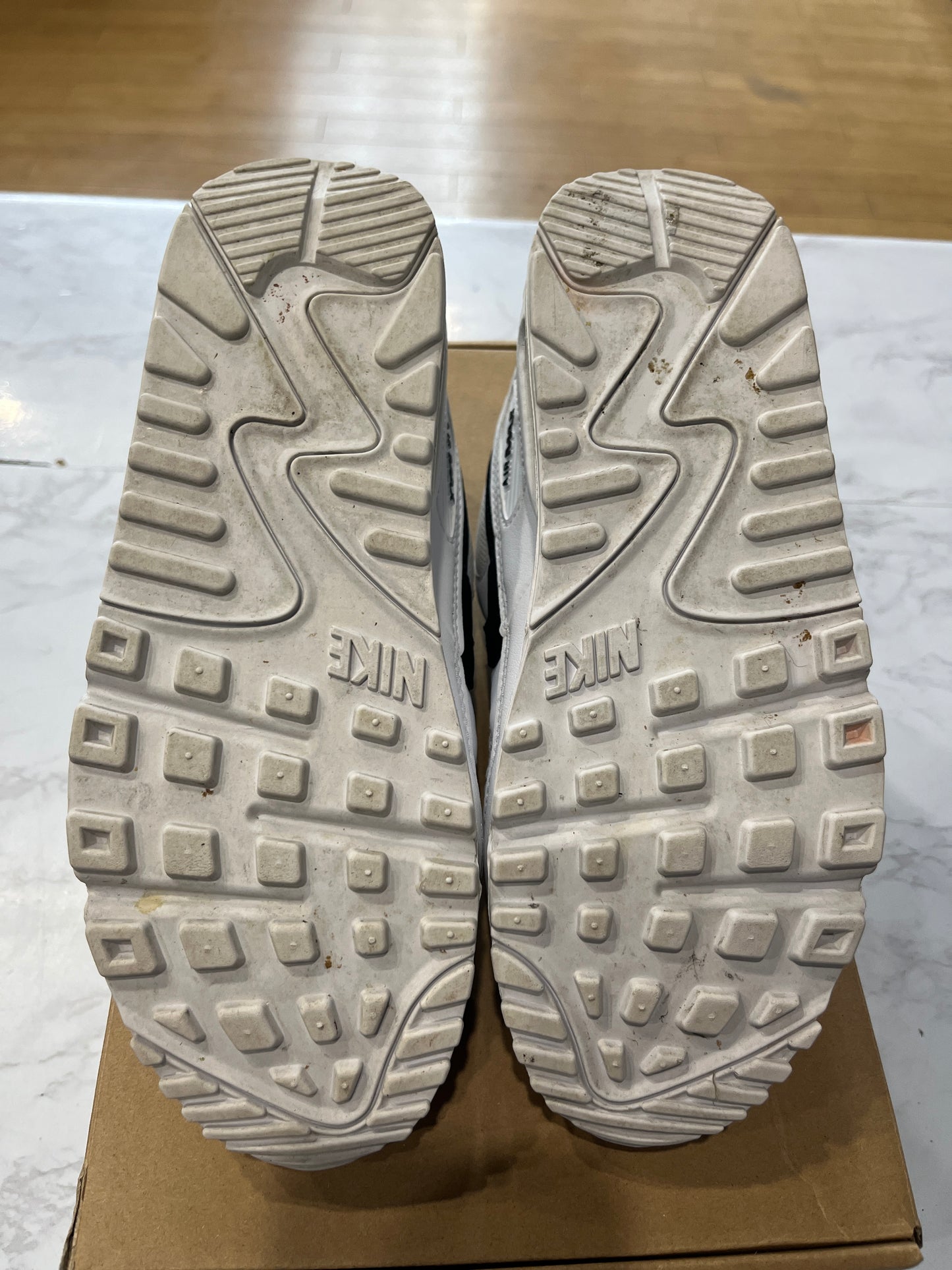 Nike Air Max 90 Next Nature White Black (Women's) PRE-OWNED