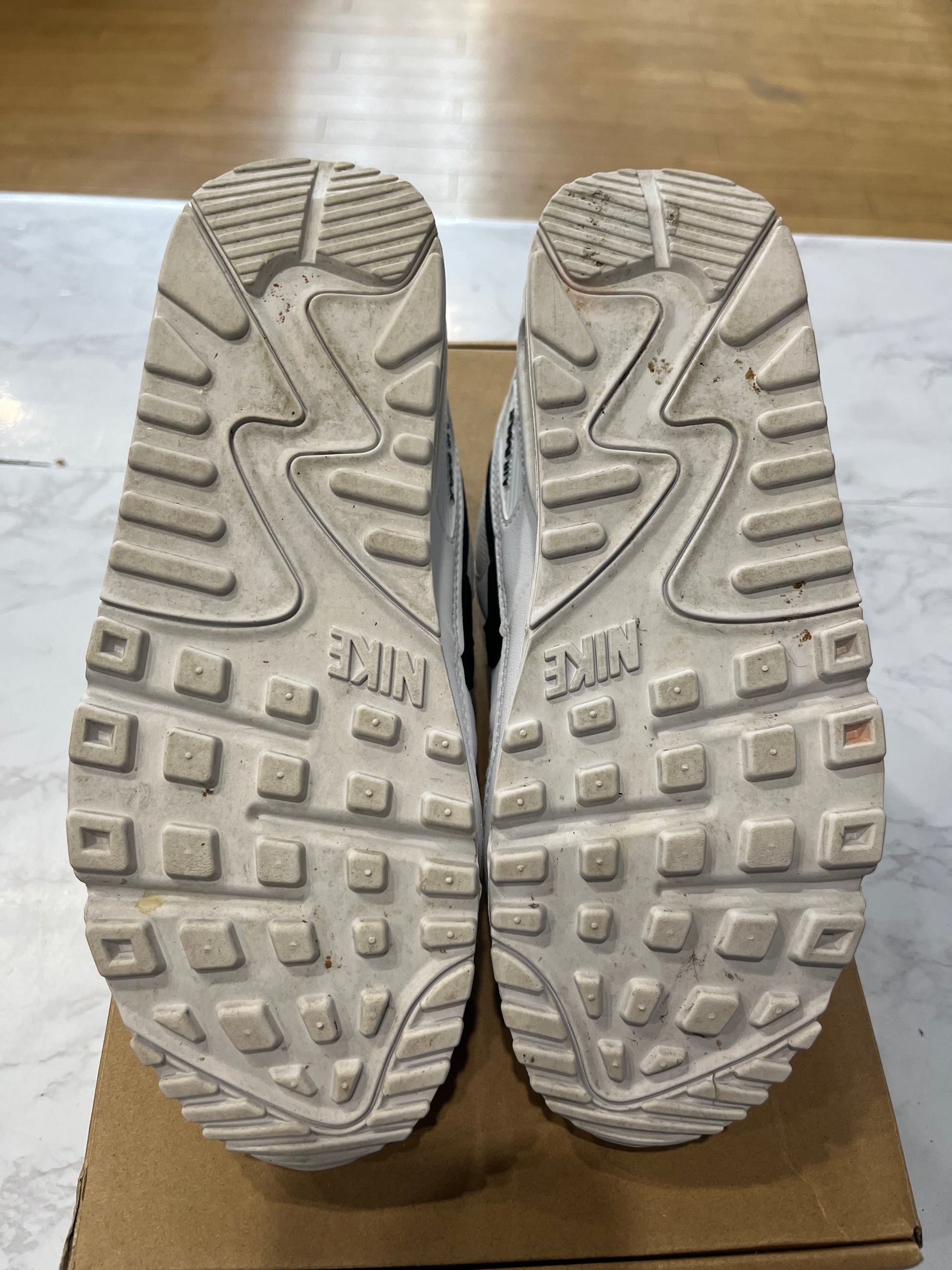 Nike Air Max 90 Next Nature White Black (Women's) PRE-OWNED