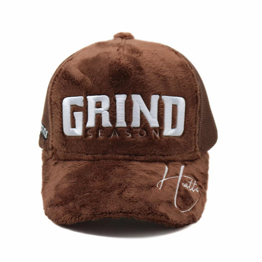 YBE Grind Season Fur Hat Brown