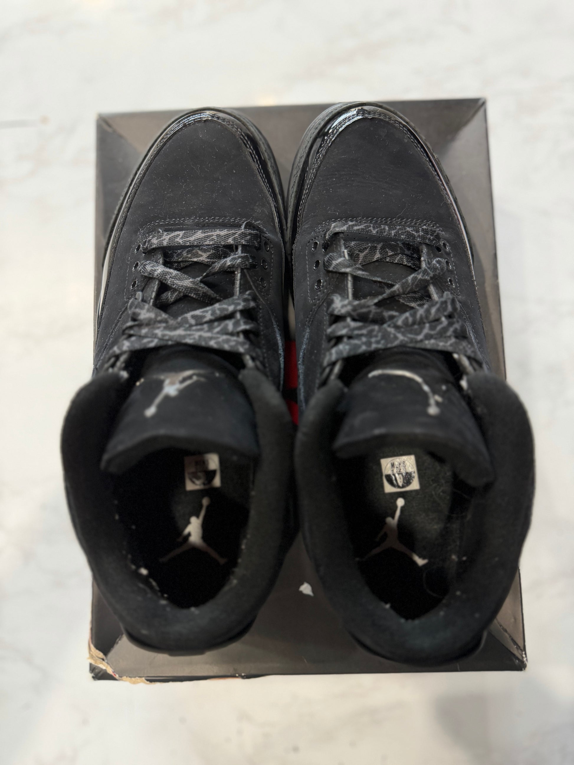 Jordan 3 Retro Black Cat (2025) PRE-OWNED