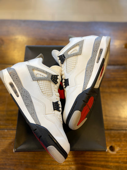 Jordan 4 Retro White Cement (2025) PRE-OWNED