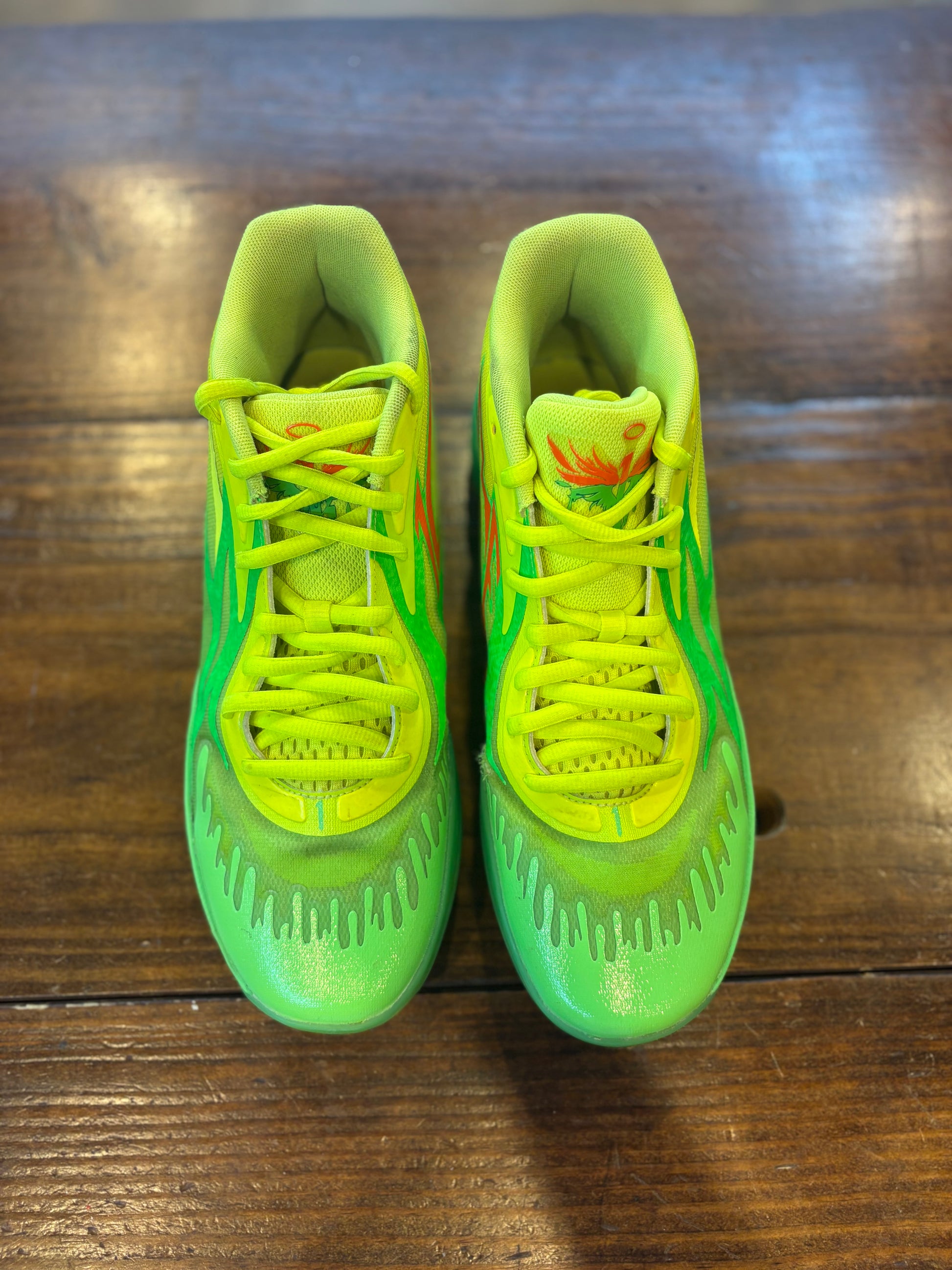 Puma LaMelo Ball MB.02 Nickelodeon Slime PRE-OWNED
