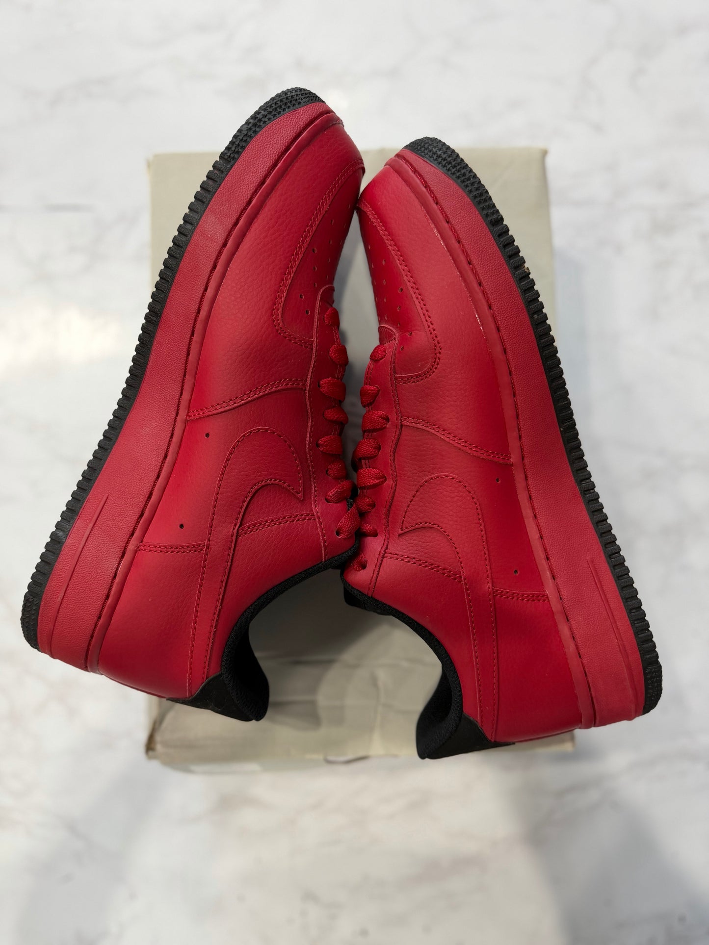 Nike Air Force 1 Low '07 'Gym Red Black' PRE-OWNED