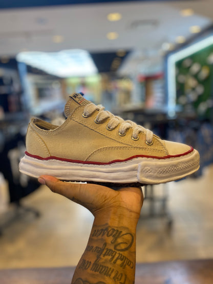 Maison Mihara Yasuhiro Peterson OG Sole Canvas Low Natural PRE-OWNED