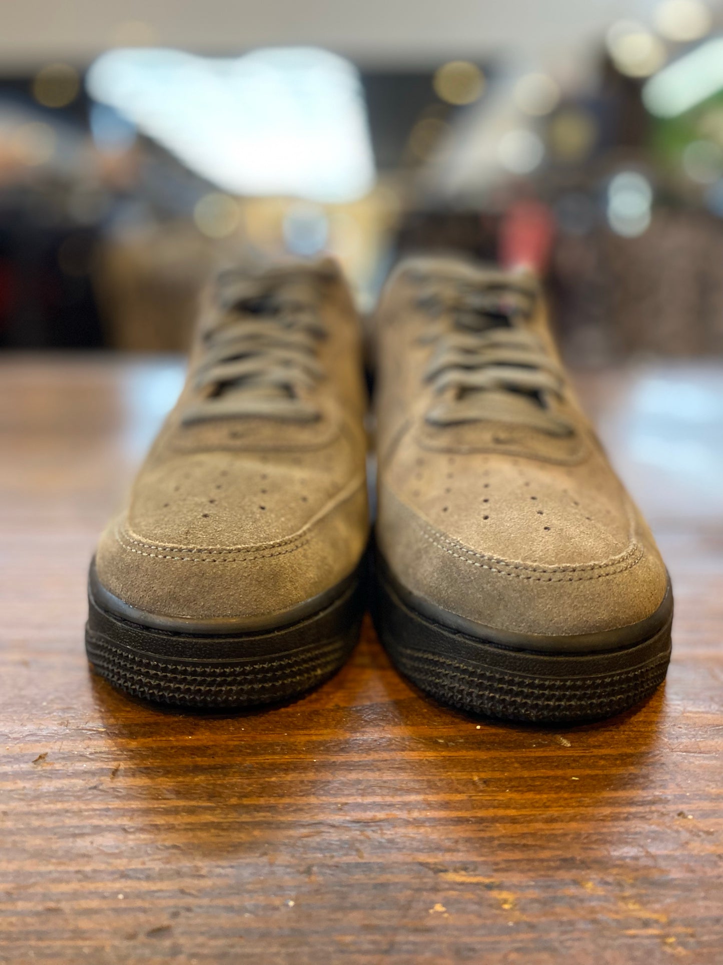 Nike Air Force 1 '07 Low Jewel Cool Grey Black PRE-OWNED