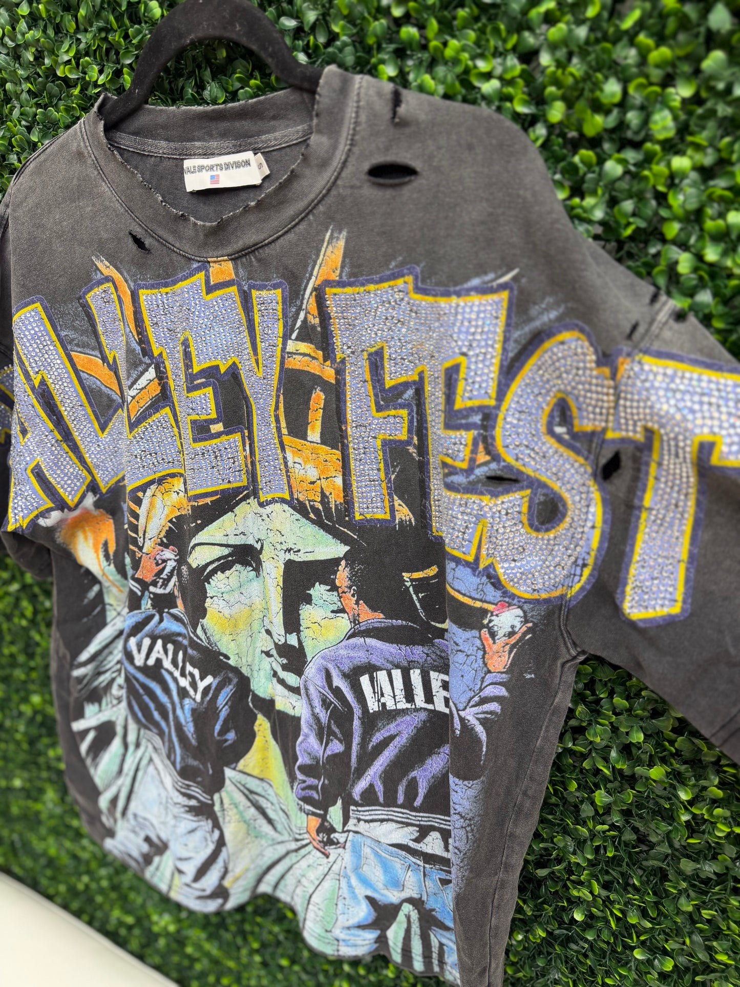 Vale Forever Bling Graffiti Tee 'Black' PRE-OWNED
