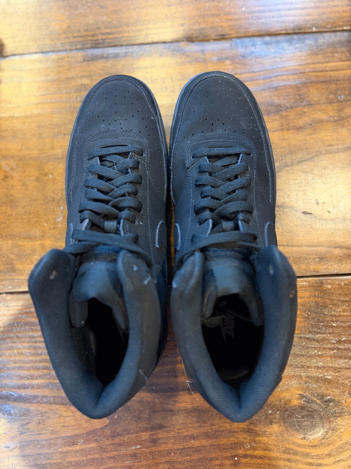 Nike Court Vision Mid Black PRE-OWNED