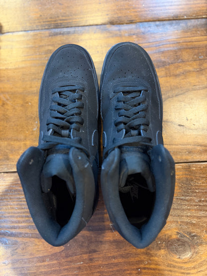 Nike Court Vision Mid Black PRE-OWNED