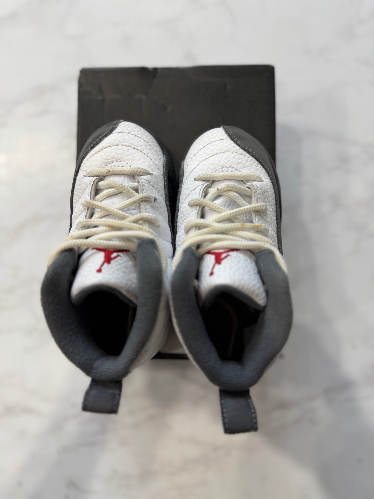 Jordan 12 Retro White Dark Grey (TD) PRE-OWNED