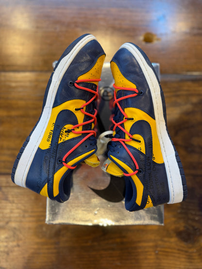 Nike Dunk Low Off-White University Gold PRE-OWNED