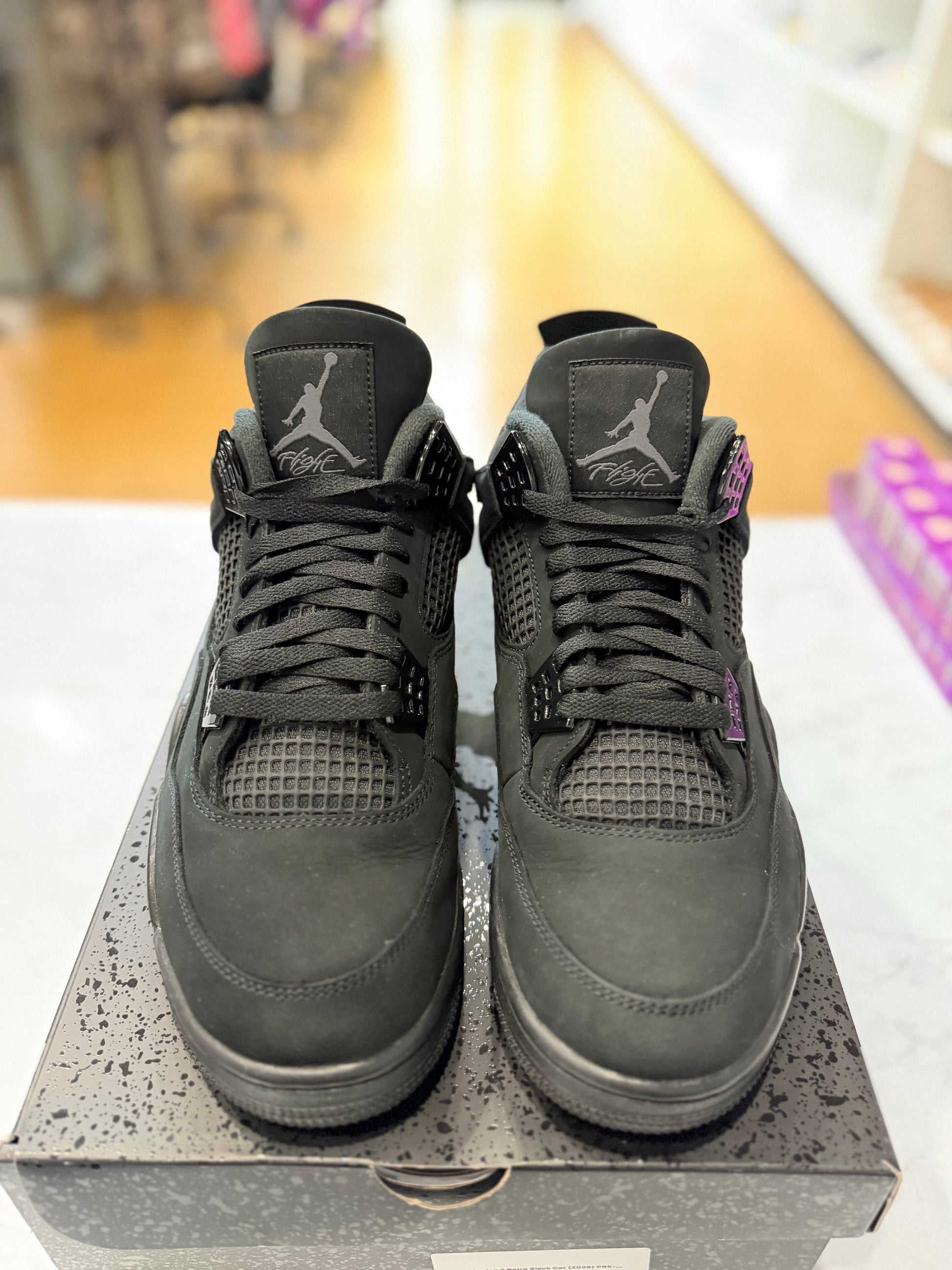 Jordan 4 Retro Black Cat (2025) PRE-OWNED