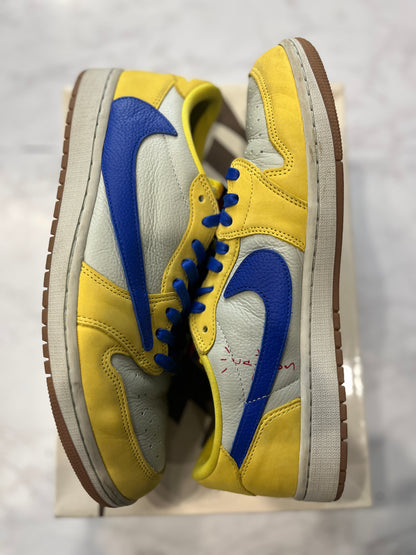 Jordan 1 Retro Low OG SP Travis Scott Canary (Women's) PRE-OWNED