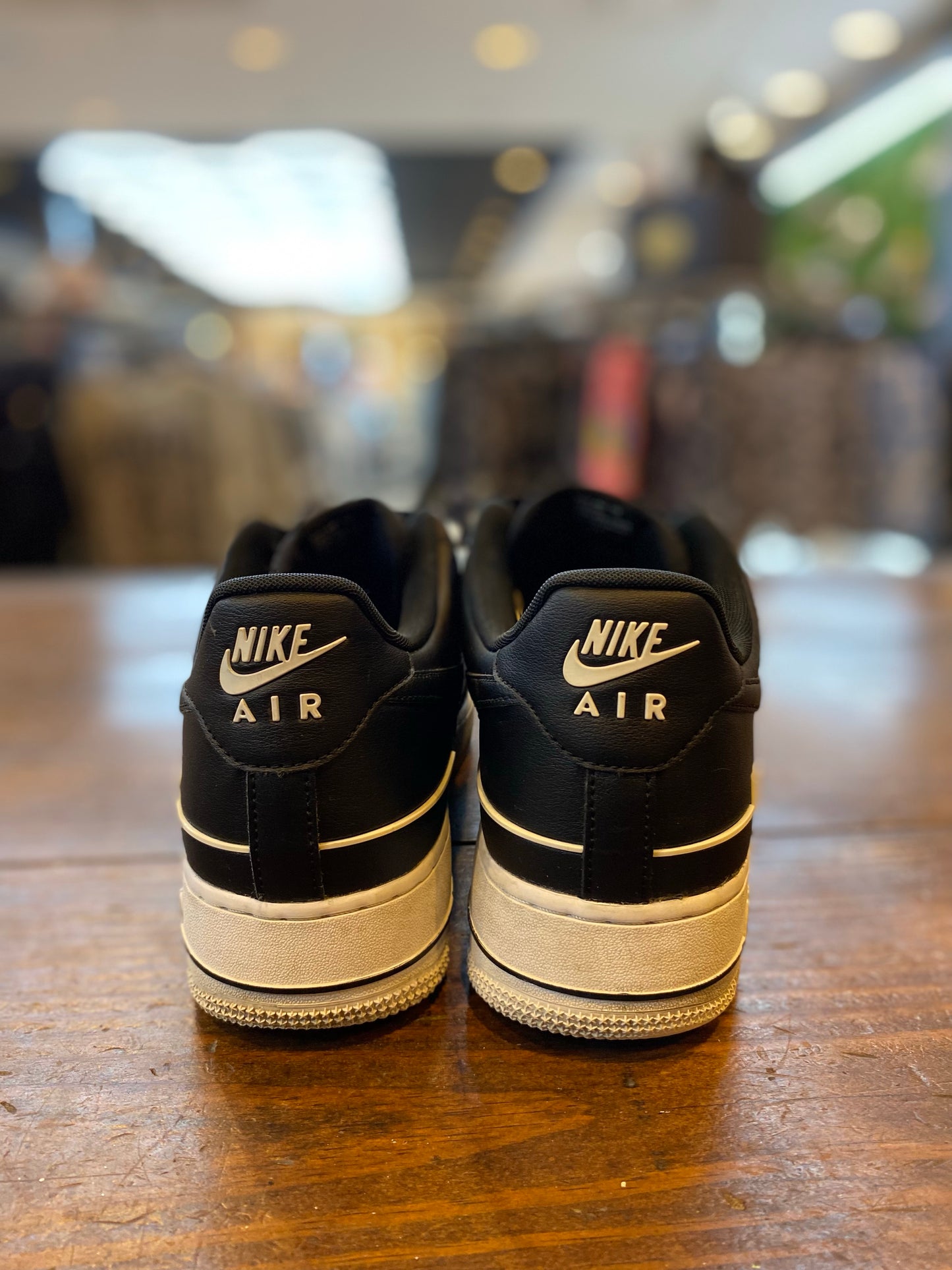 Nike Air Force 1 Low Double Air Low Black White PRE-OWNED