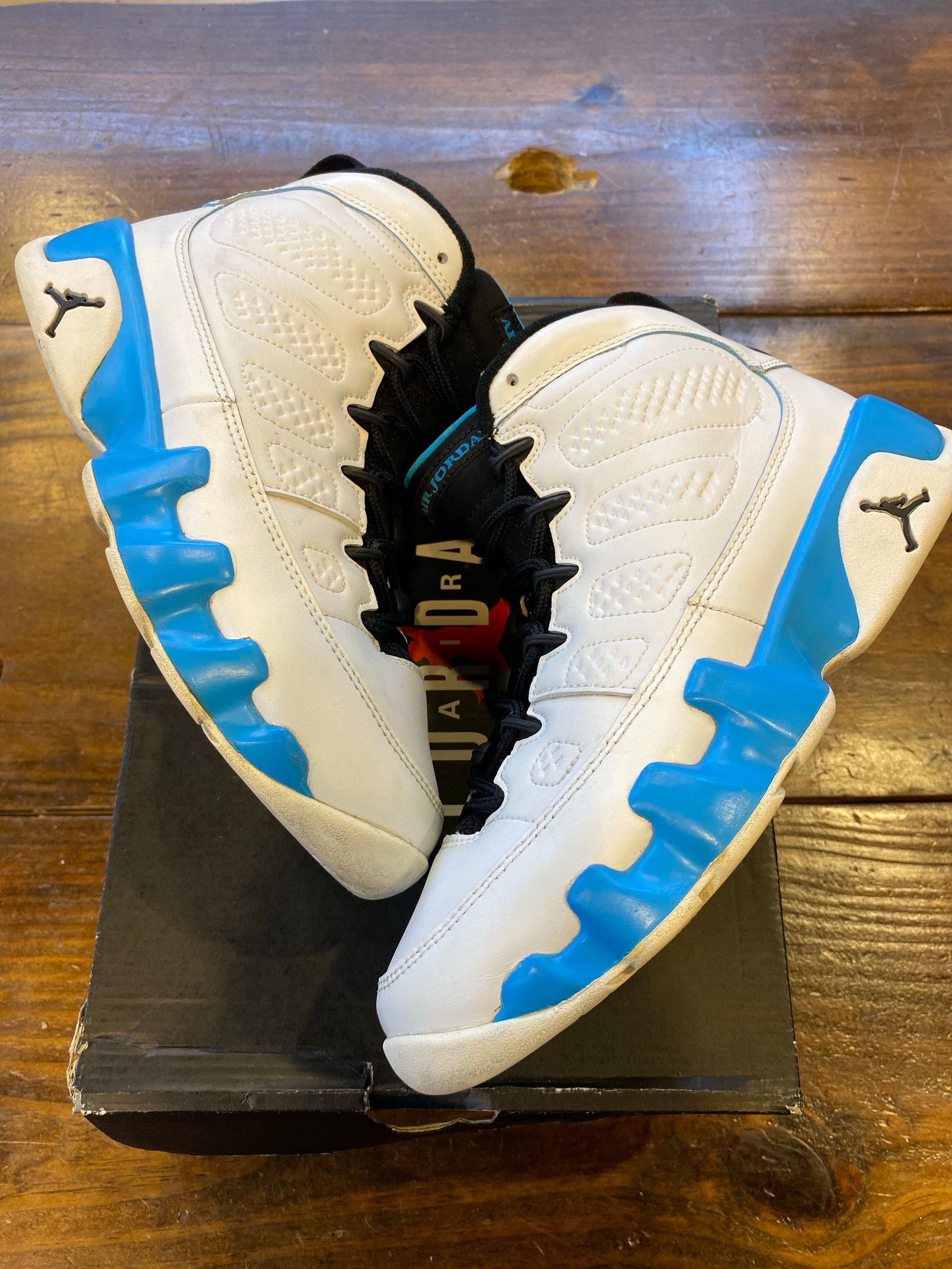 Jordan 9 Retro Powder Blue (2024) (GS) PRE-OWNED