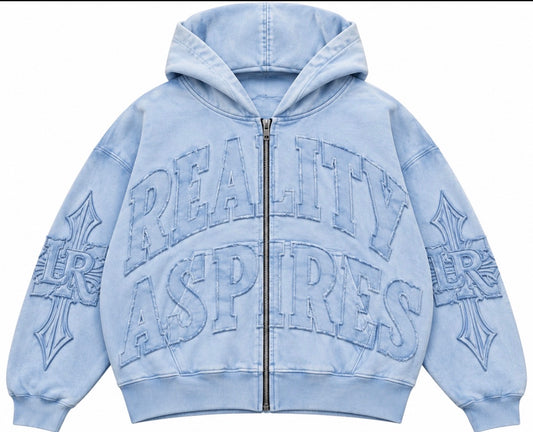 Loves Reality Blue "Cathedral Stitch" Jacket