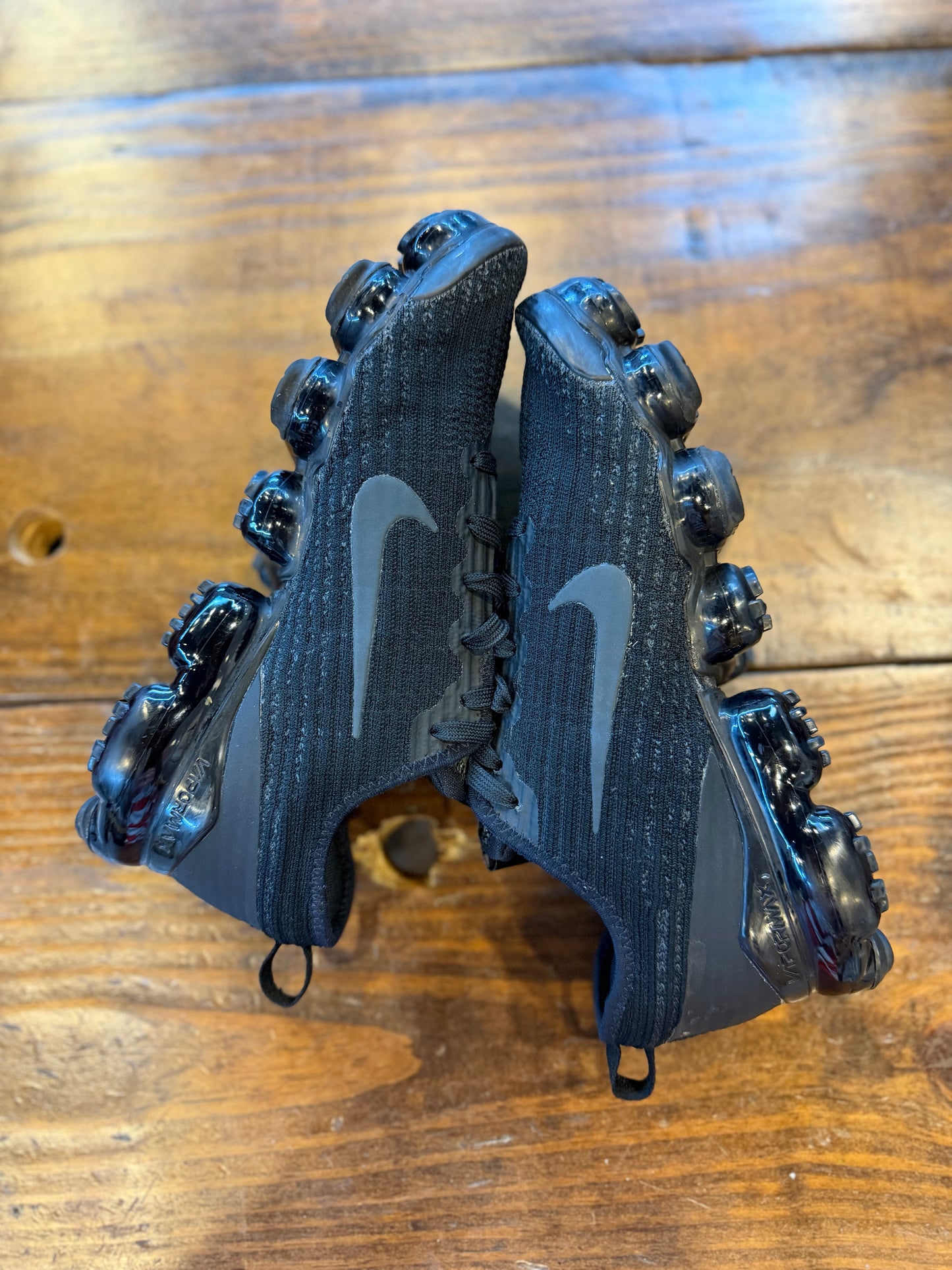 Nike Air VaporMax Flyknit 3 Black (GS) PRE-OWNED