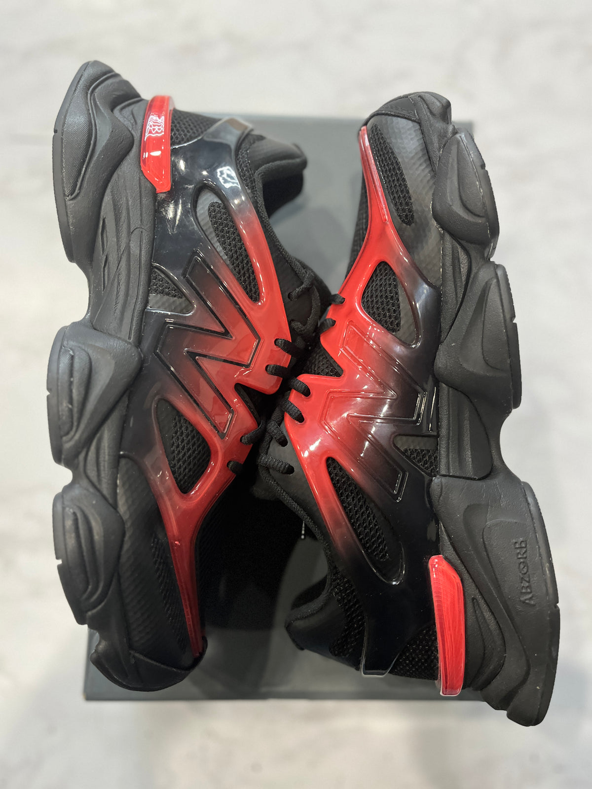 New Balance 9060 Black Red Gradient PRE-OWNED