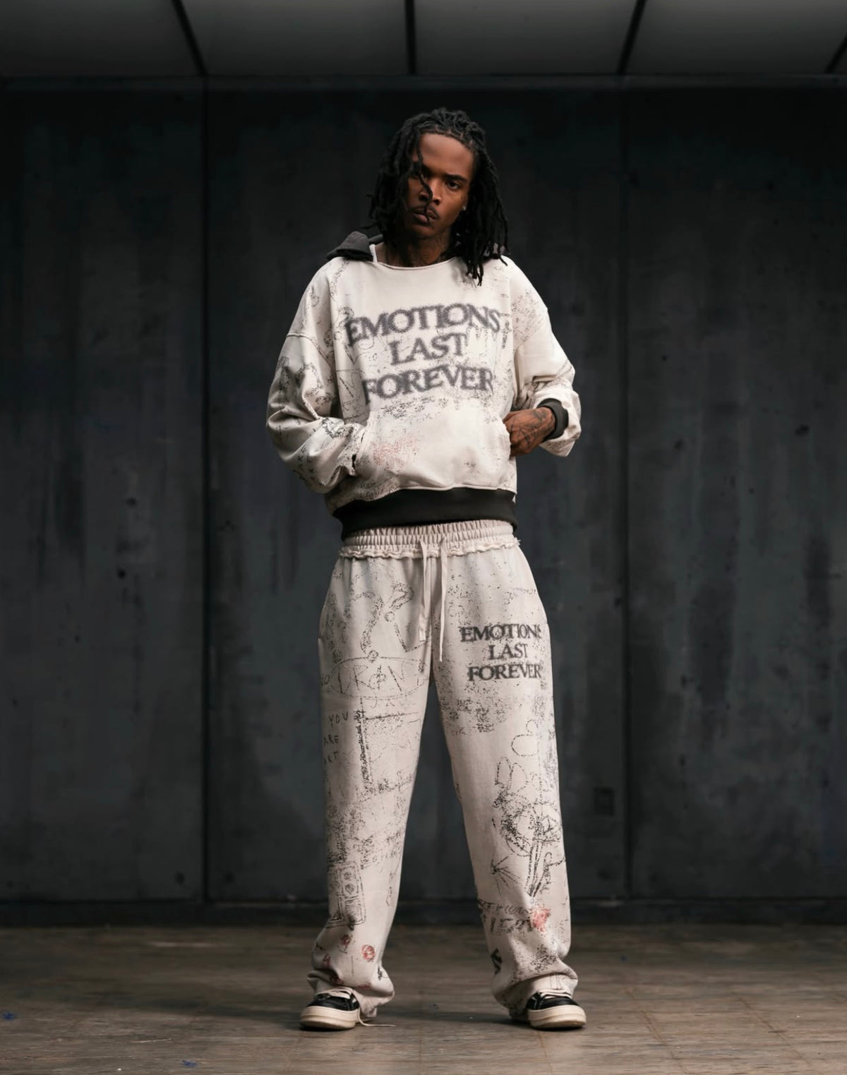 Mixed Emotions “Last Forever” Hoodie Black