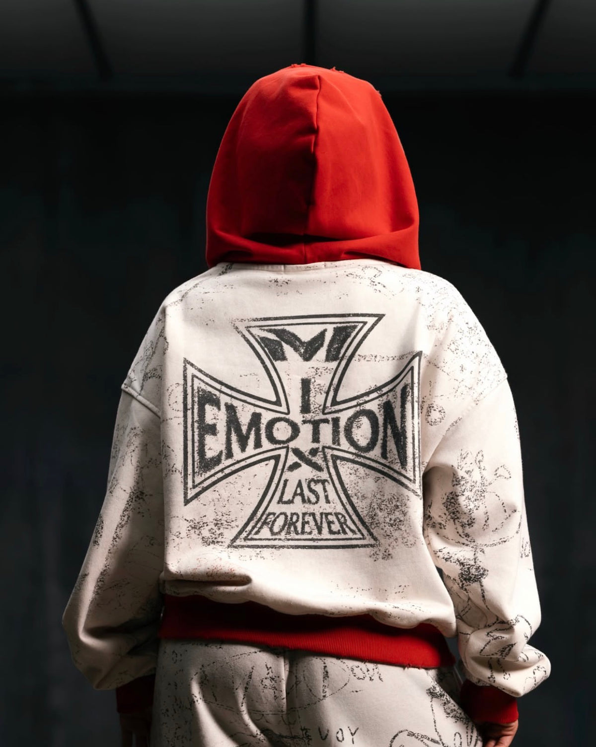 Mixed Emotions “Last Forever” Hoodie Red