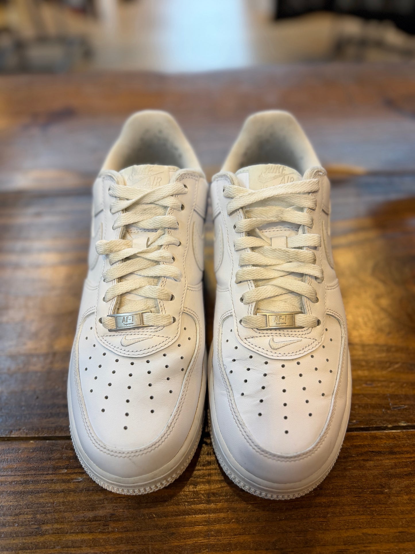 Nike Air Force 1 Low Supreme White PRE-OWNED
