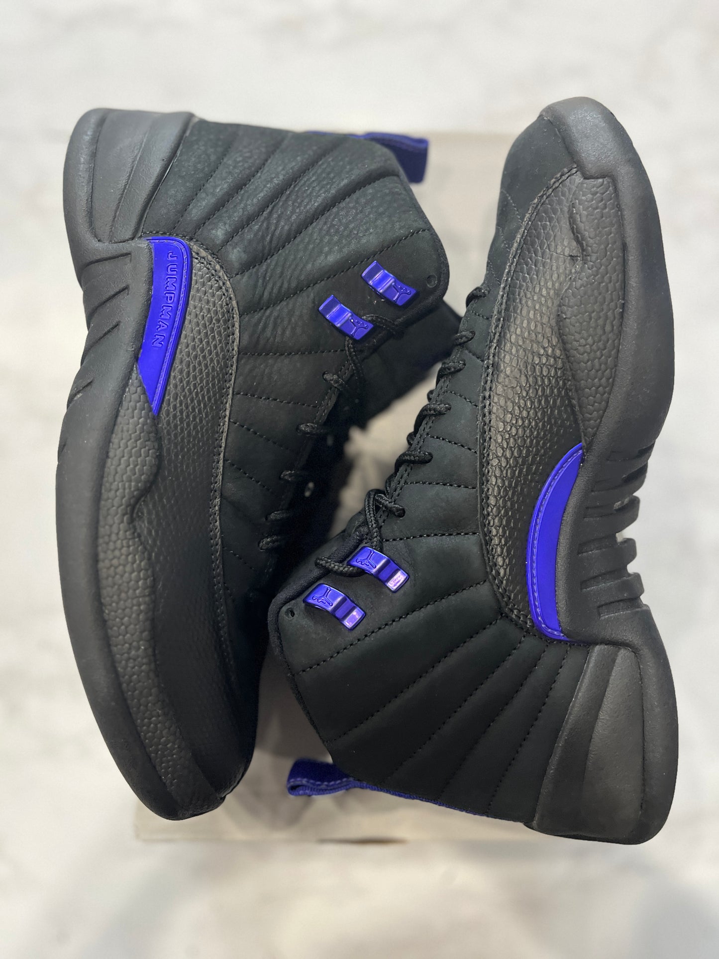 Jordan 12 Retro Black Dark Concord PRE-OWNED