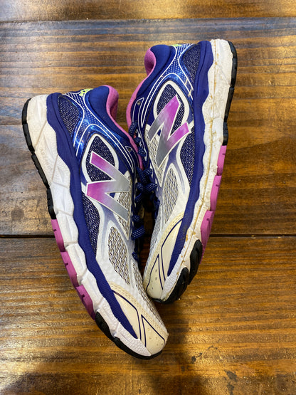 New Balance 860v6 White Navy Blue Purple PRE-OWNED