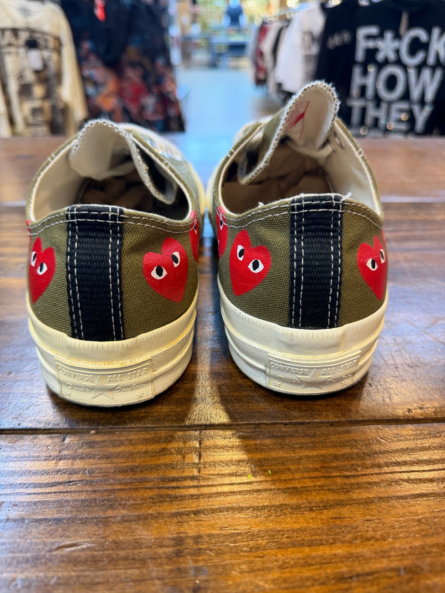 Converse Chuck Taylor All Star 70 Ox Comme des Garcons Olive PRE-OWNED