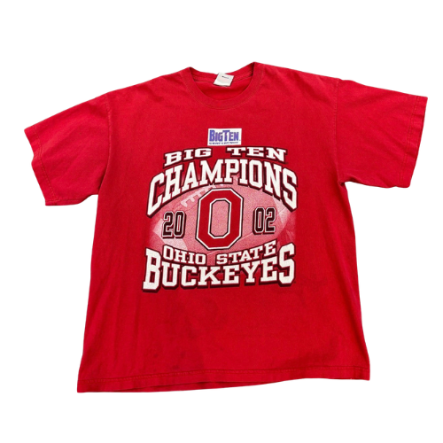 2002 Ohio State Big 10 Champions Tee Vintage
