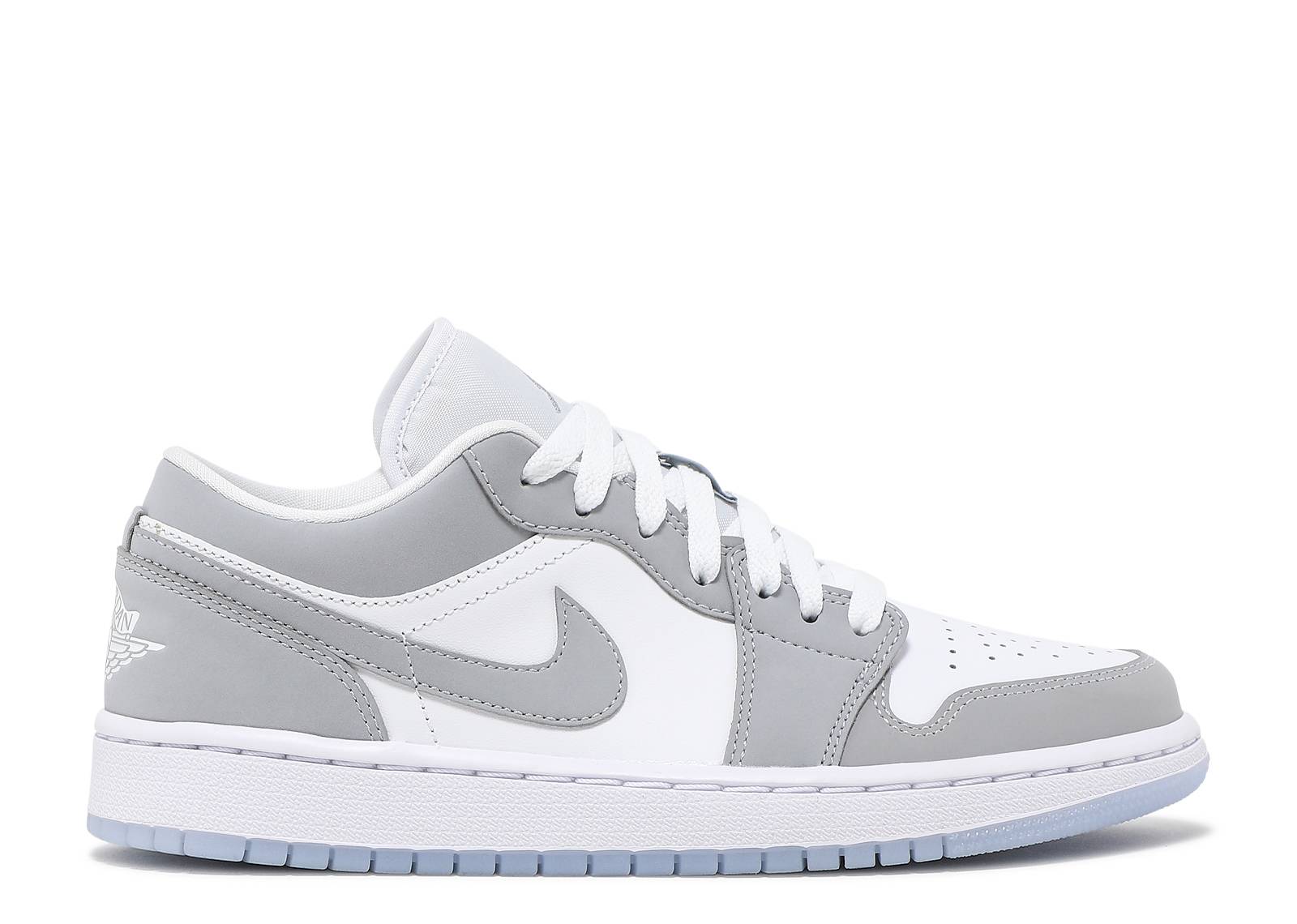Wmns Jordan 1 Low White Wolf Grey