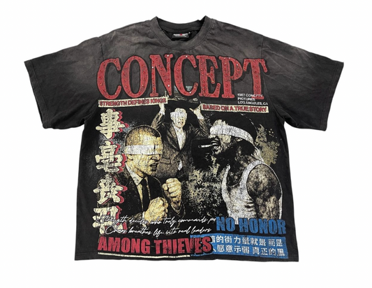 Concept "No Honor" Black Wash Tee