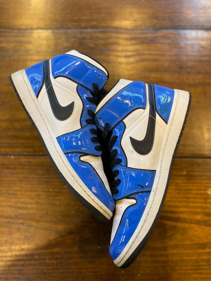 Jordan 1 Mid Signal Blue PRE-OWNED