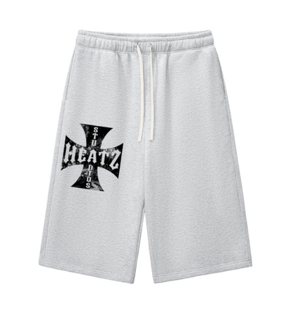 Heatz 3/4 Cross Shorts Grey