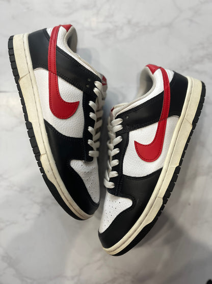 Nike Dunk Low Retro Red Swoosh Panda PRE-OWNED