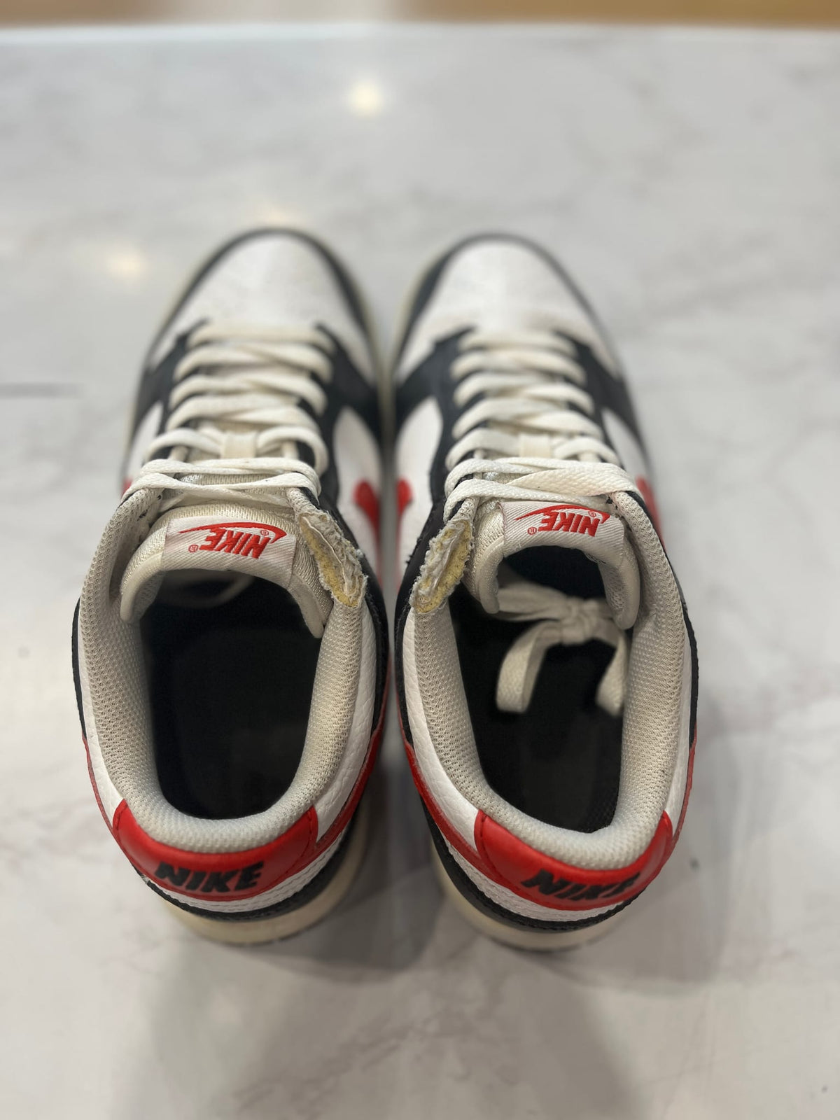 Nike Dunk Low Retro Red Swoosh Panda PRE-OWNED