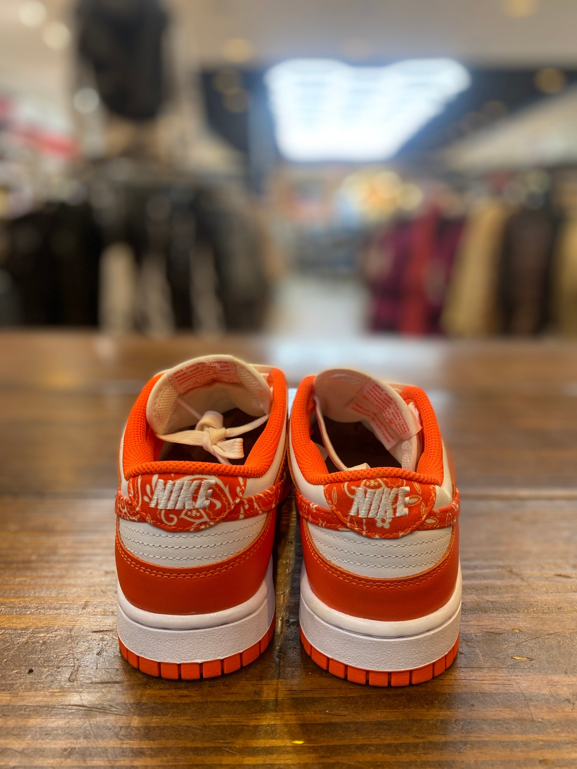 Nike Dunk Low Essential Paisley Pack Orange (Women's) - PRE-OWNED