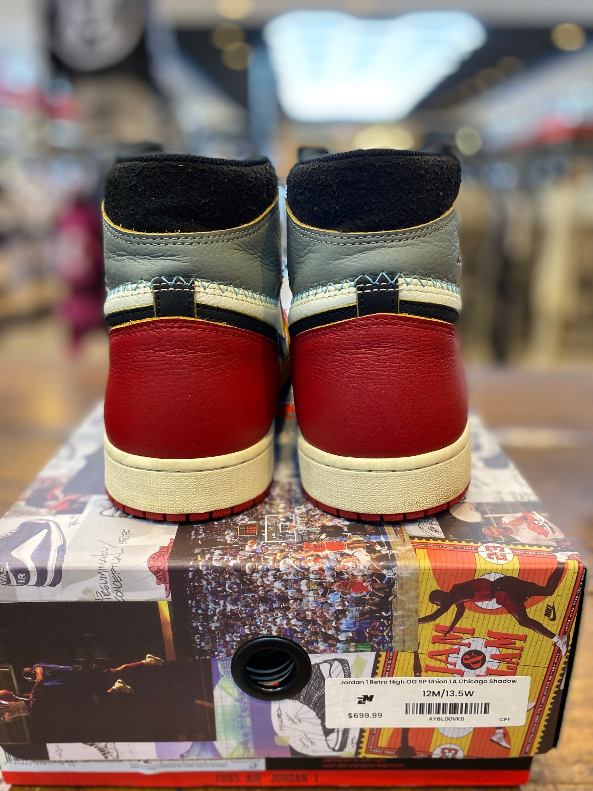 Jordan 1 Retro High OG SP Union LA Chicago Shadow PRE-OWNED