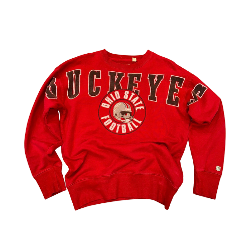 OSU Buckeyes Curved Front Crewneck Vintage