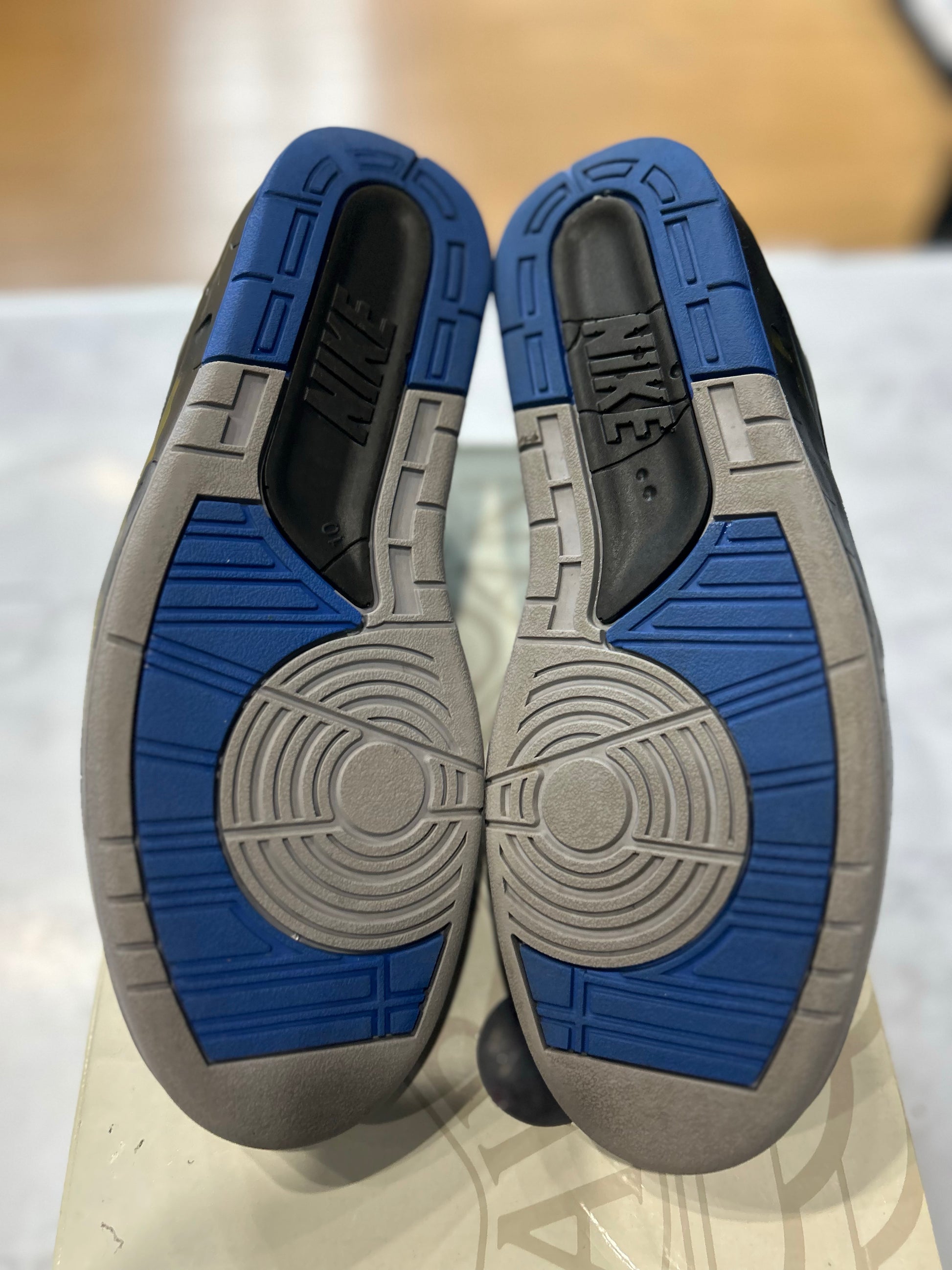 Jordan 2 Retro Low SP Off-White Black Blue PRE-OWNED