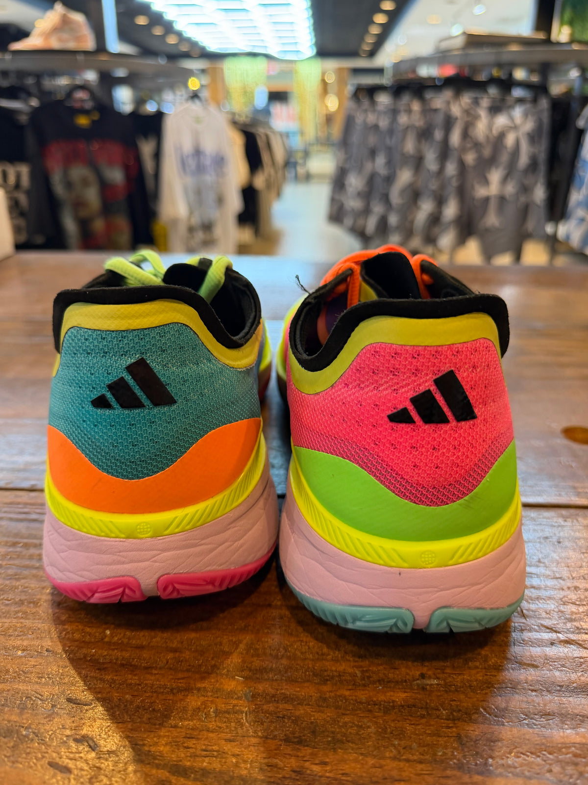 adidas Adizero Select 3.0 Low Lucid Pink Preloved Lime PRE-OWNED